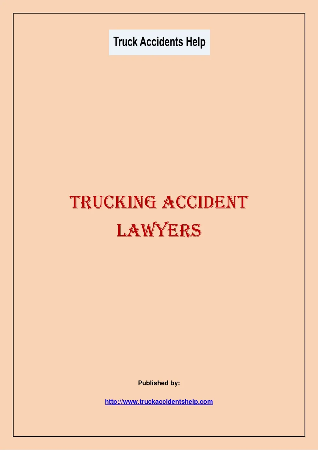 trucking accident lawyers