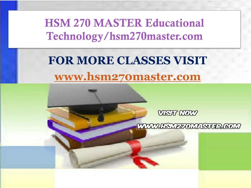 hsm 270 master educational technology hsm270master com