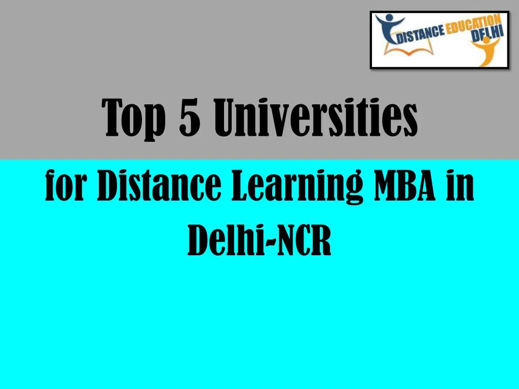 top 5 universities