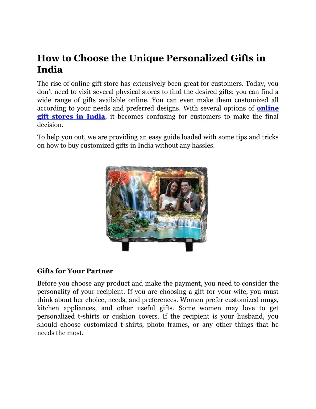 how to choose the unique personalized gifts