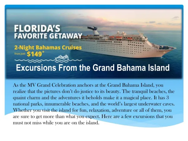 Cruise To Bahamas