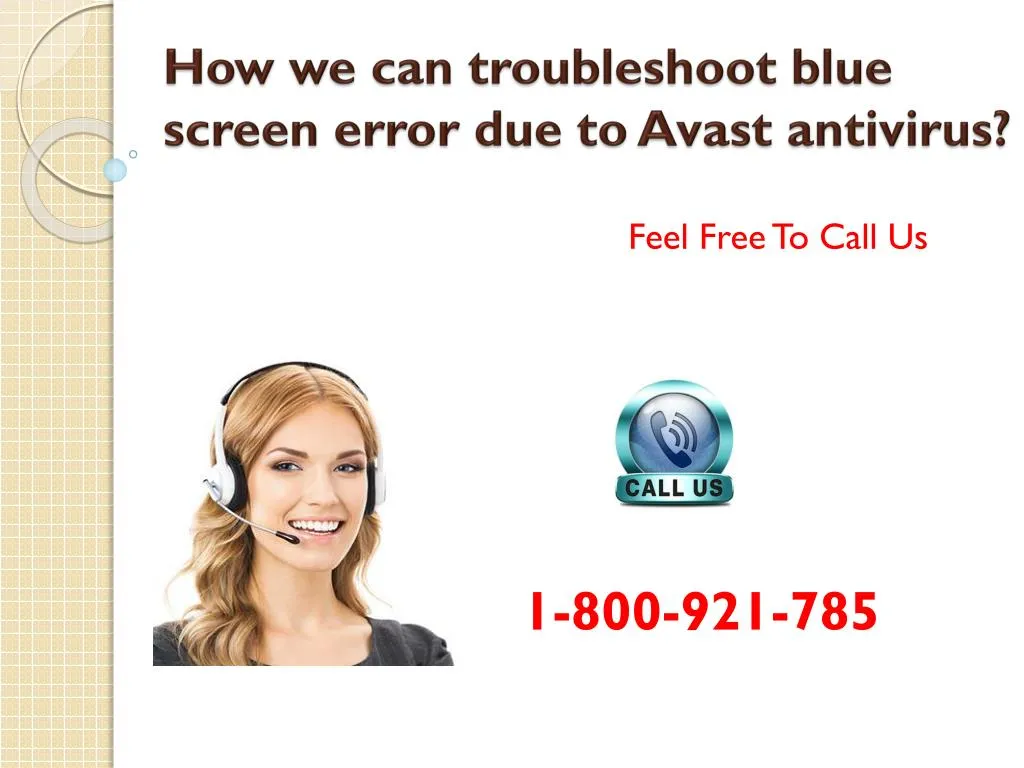 how we can troubleshoot blue screen error due to avast antivirus