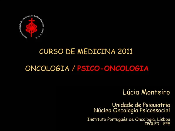 CURSO DE MEDICINA 2011 ONCOLOGIA