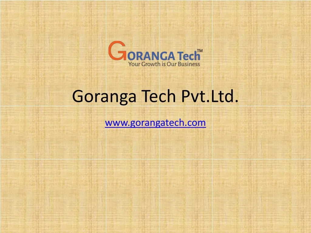 goranga tech pvt ltd