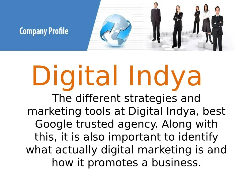 digital indya the different strategies