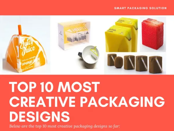 Top 10 Most Creative Packaging Designs