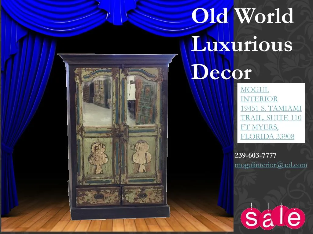 old world luxurious decor