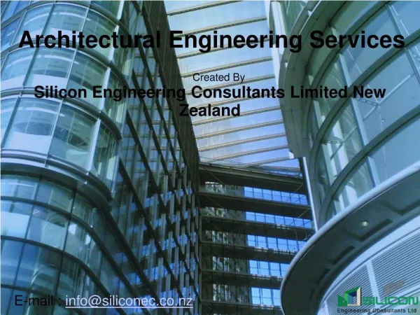 Architectural Engineering Services - Siliconecnz