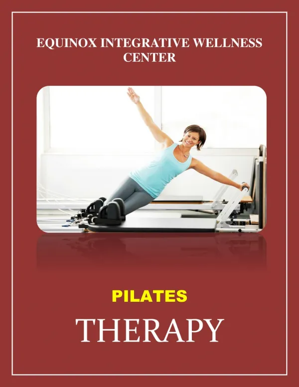 Physical therapy pilates exercises