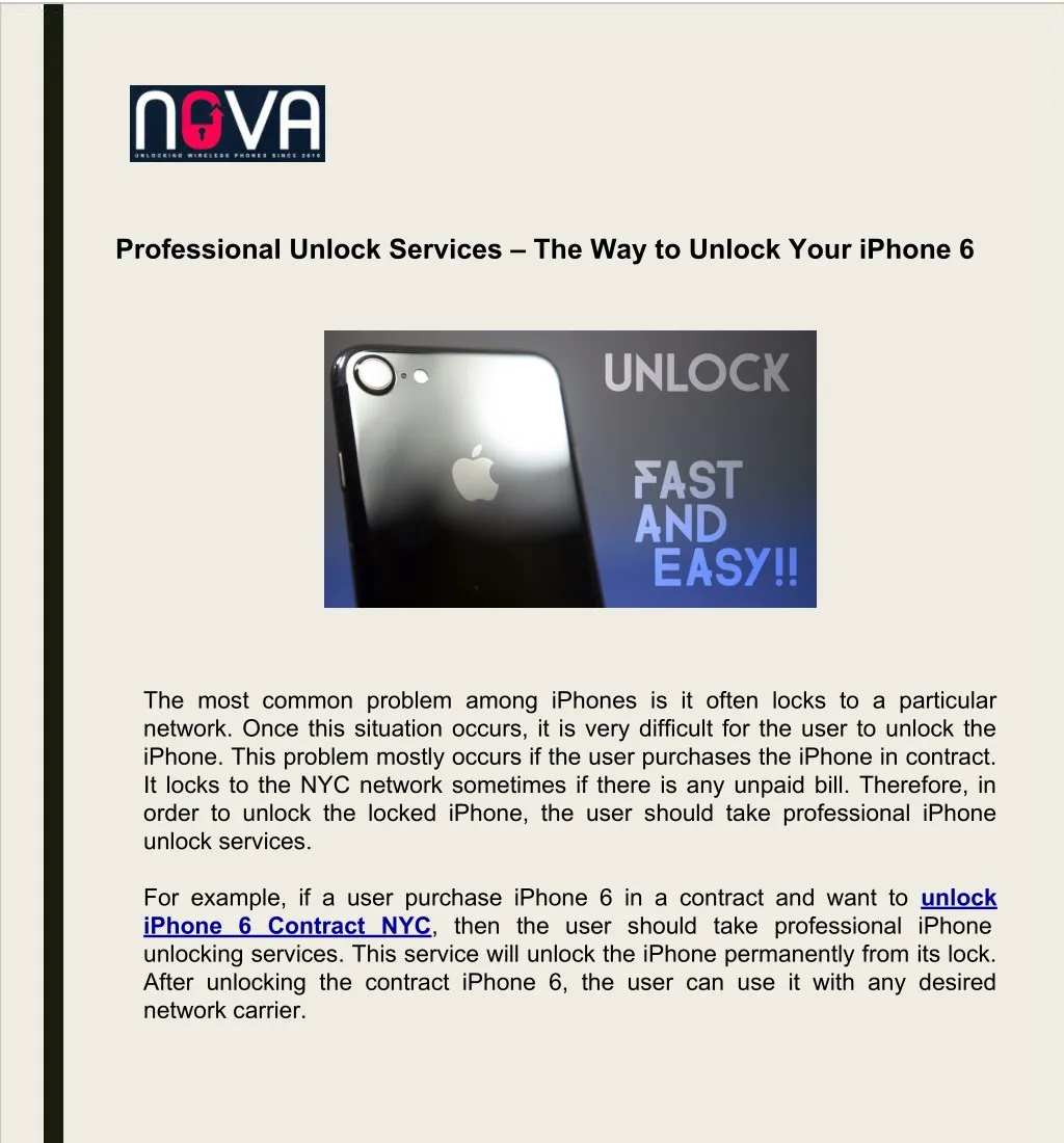 professional unlock services the way to unlock