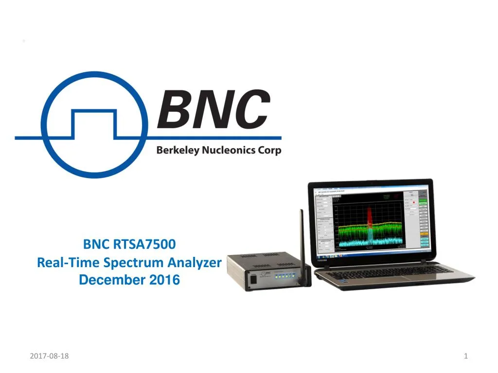 introducing the new bnc rtsa7500 real time