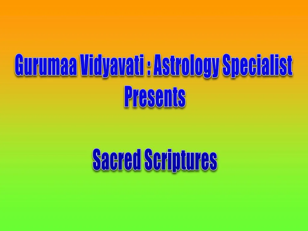 gurumaa vidyavati astrology specialist presents