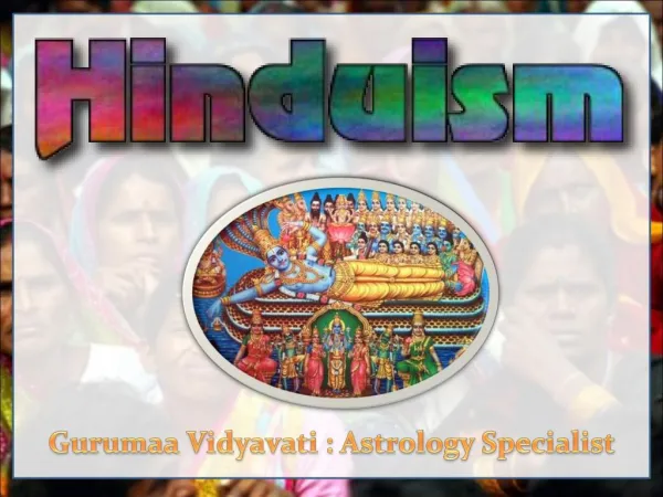 Introduction to Hindu Gods - Gurumaa Vidyavati
