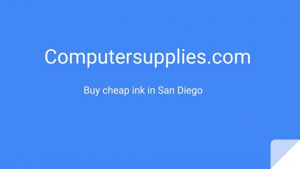 Buy cheap inks in San Diego