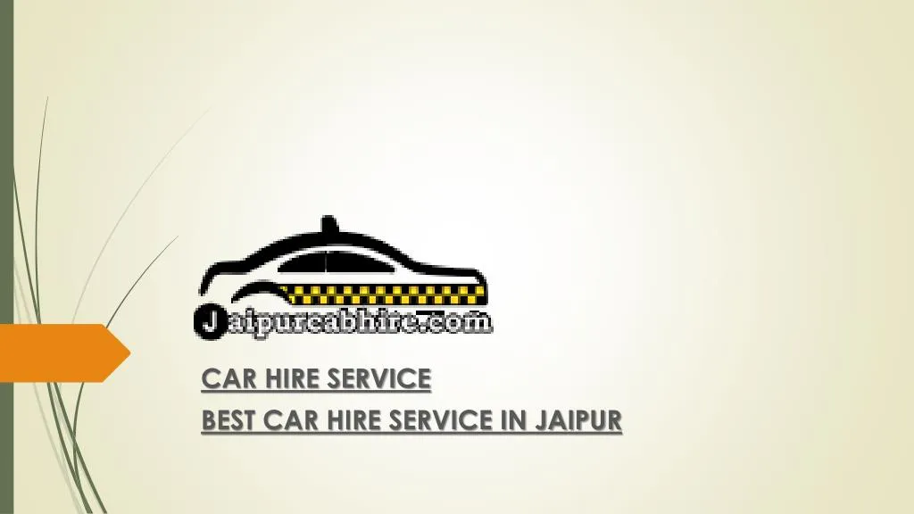 car hire service best car hire service in jaipur