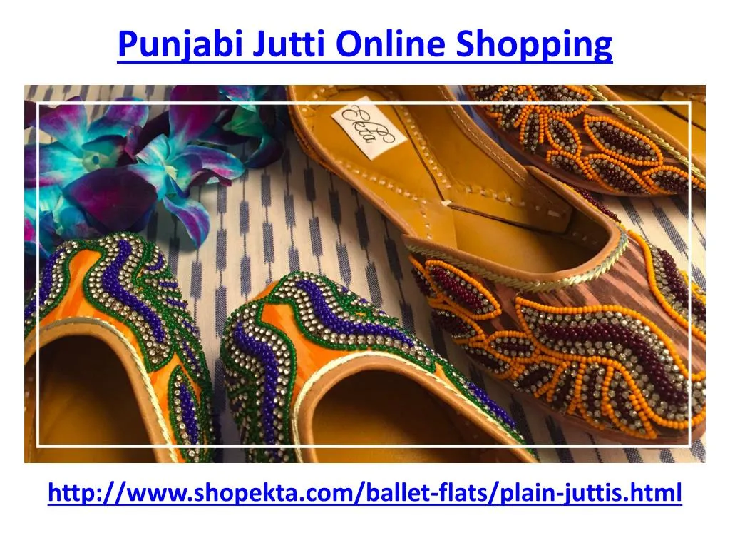 punjabi jutti online shopping