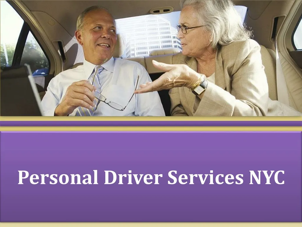 personal driver services nyc