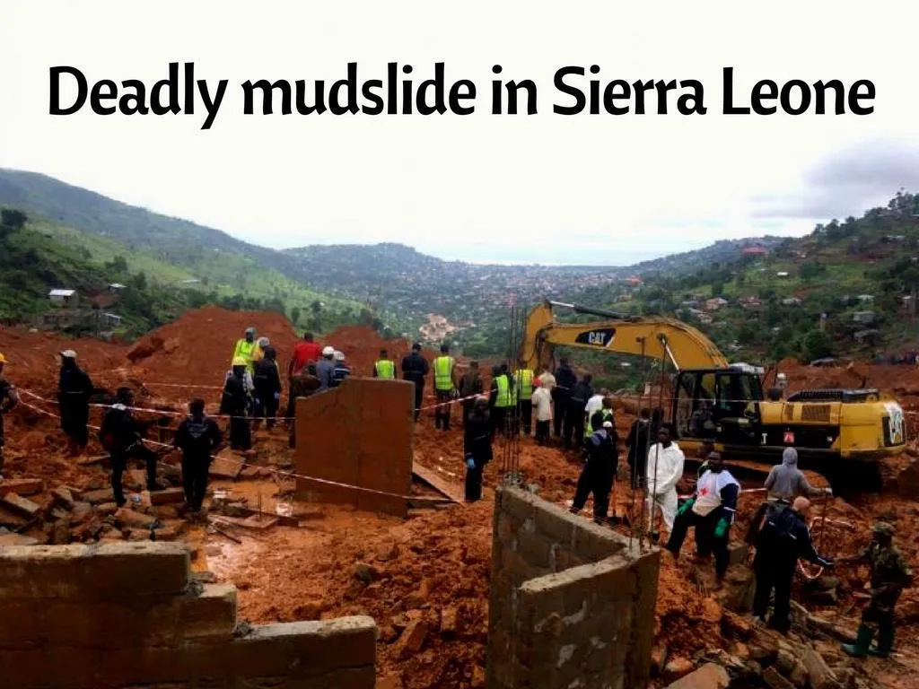 deadly mudslide in sierra leone