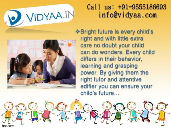 Best Home tutors in Noida – Vidyaa.in