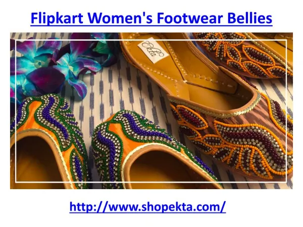 How to get flipkart women's footwear bellies in India