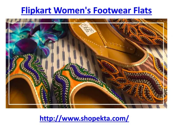 Get flipkart women's footwear flats in Delhi