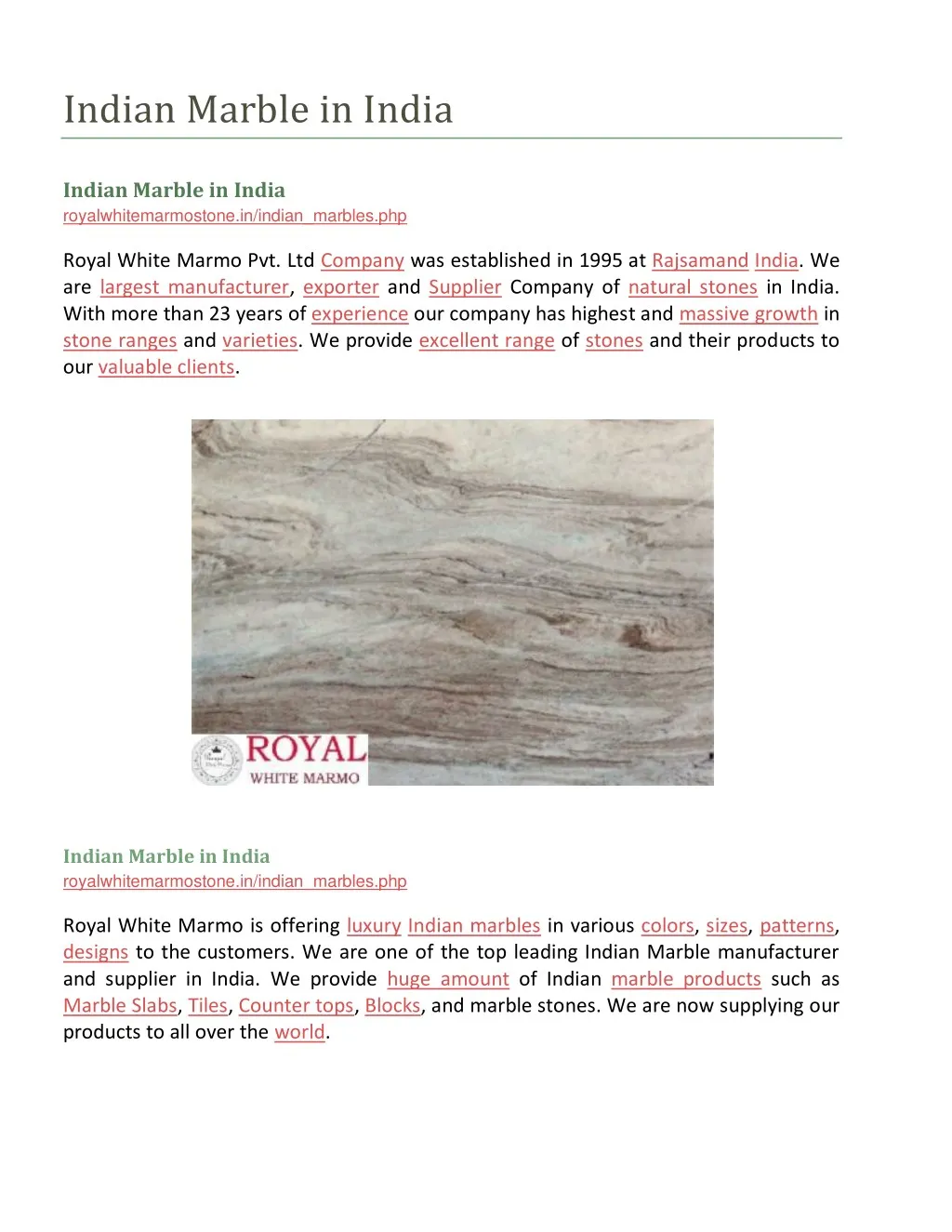 indian marble in india