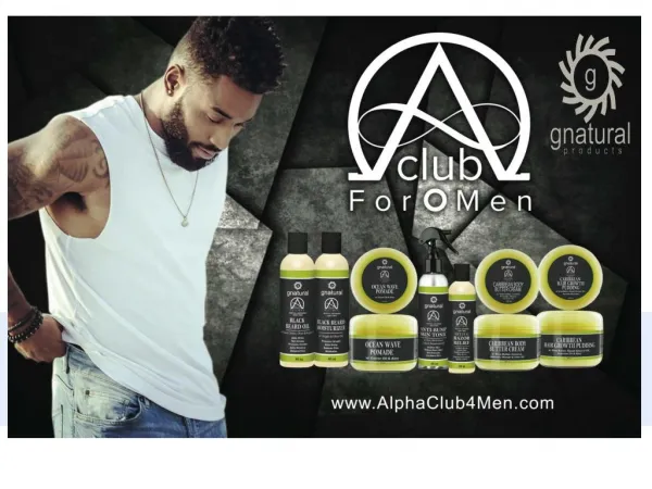 Alphaclub4men grooming products for American African men