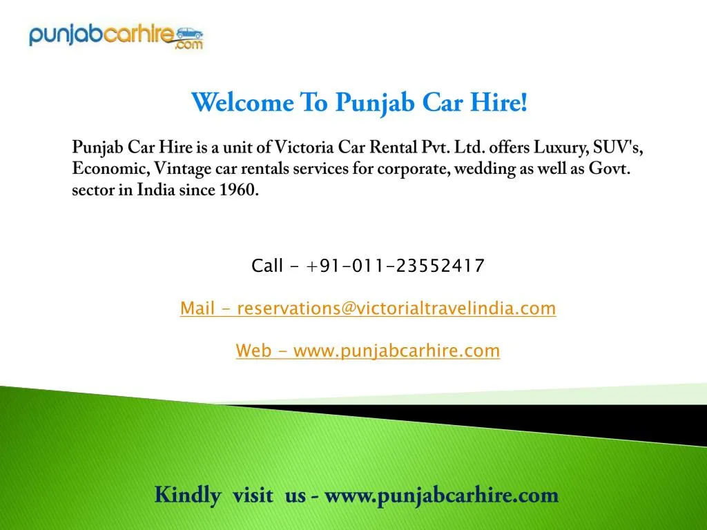 welcome to punjab car hire punjab car hire