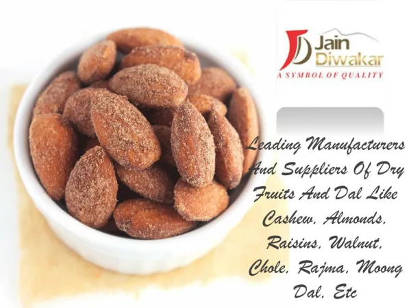 Roasted Almonds Manufacturers