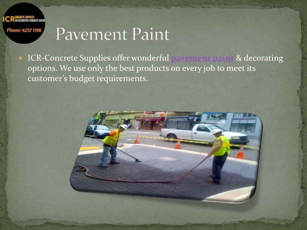 pavement paint