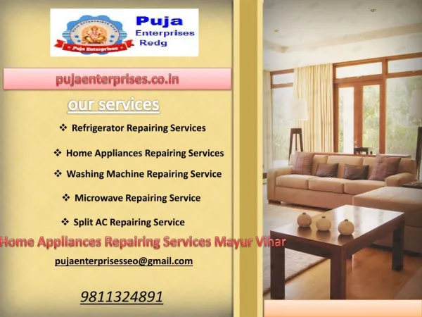 Door Step Home Appliances Repairing Services in Mayur Vihar Phase 3