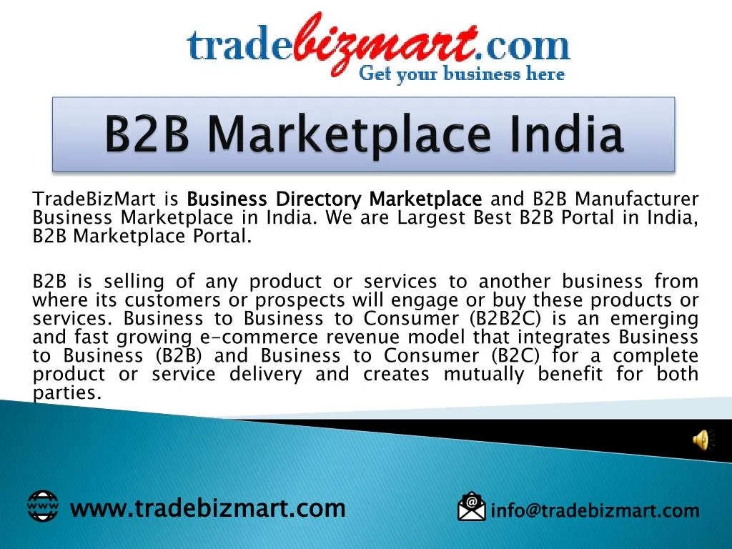 b2b marketplace india