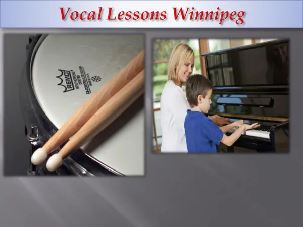 Vocal Lessons Winnipeg