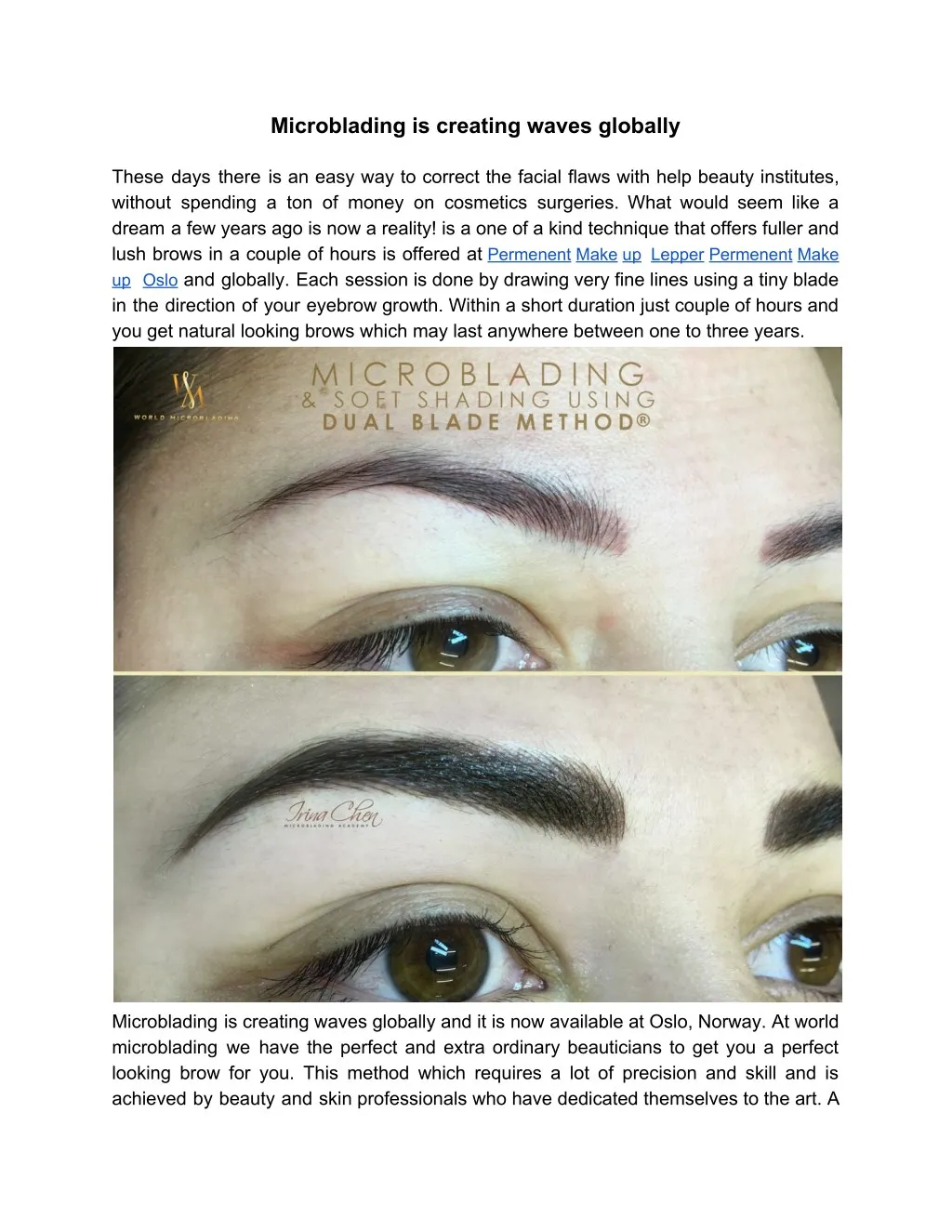 microblading is creating waves globally