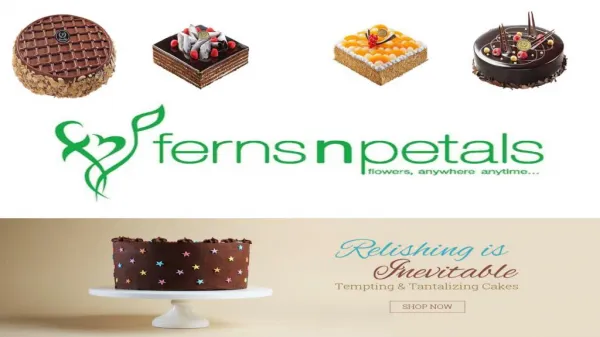 Ride on Ferns N Petals for Online Cake Delivery in Singapore