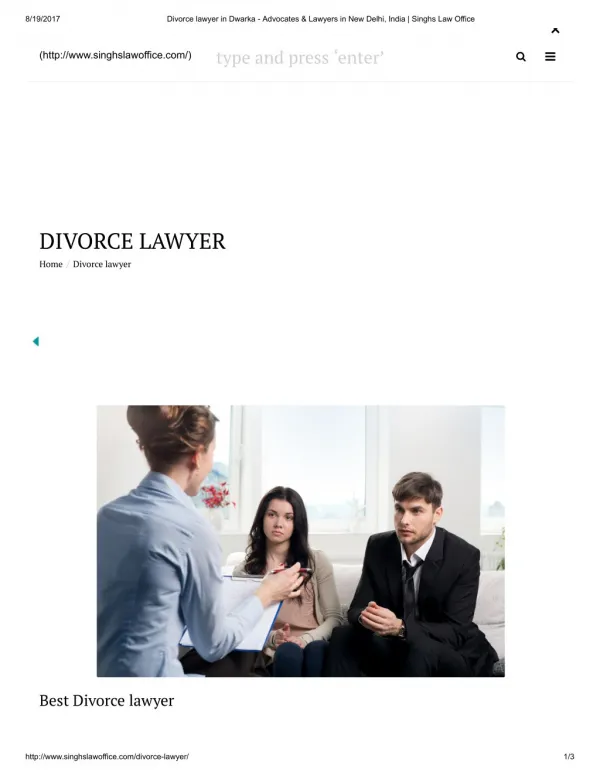 Best Divorce lawyer