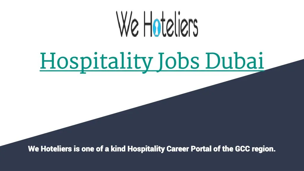 hospitality jobs dubai