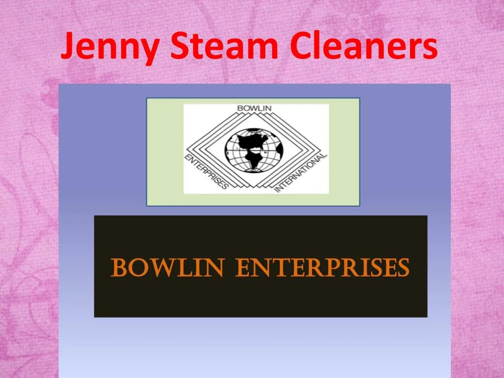 jenny steam cleaners