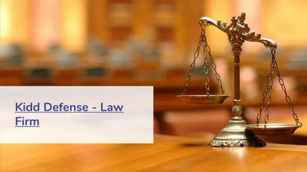 Kidd Defense - Law Firm