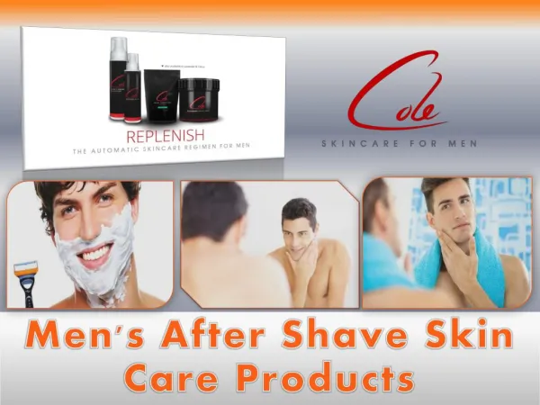 Mens After Shave Skin Care Products