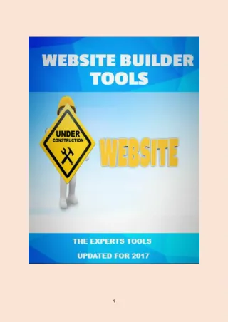 Top Website Builder Tools - slide 1
