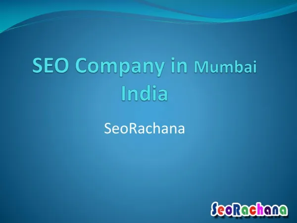 SEO Company in Mumbai, India SeoRachana