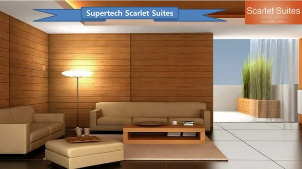 Supertech Scarlet Suites Apartments Floor Plan