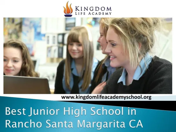 Best Junior High School in Rancho Santa Margarita CA