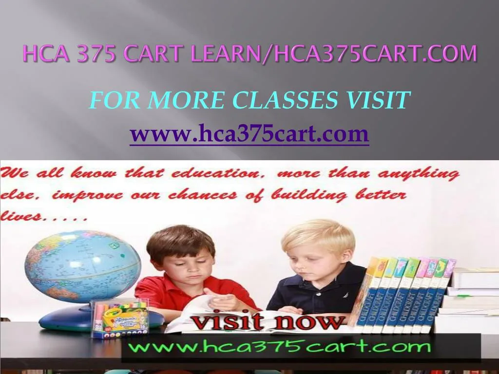 hca 375 cart learn hca375cart com