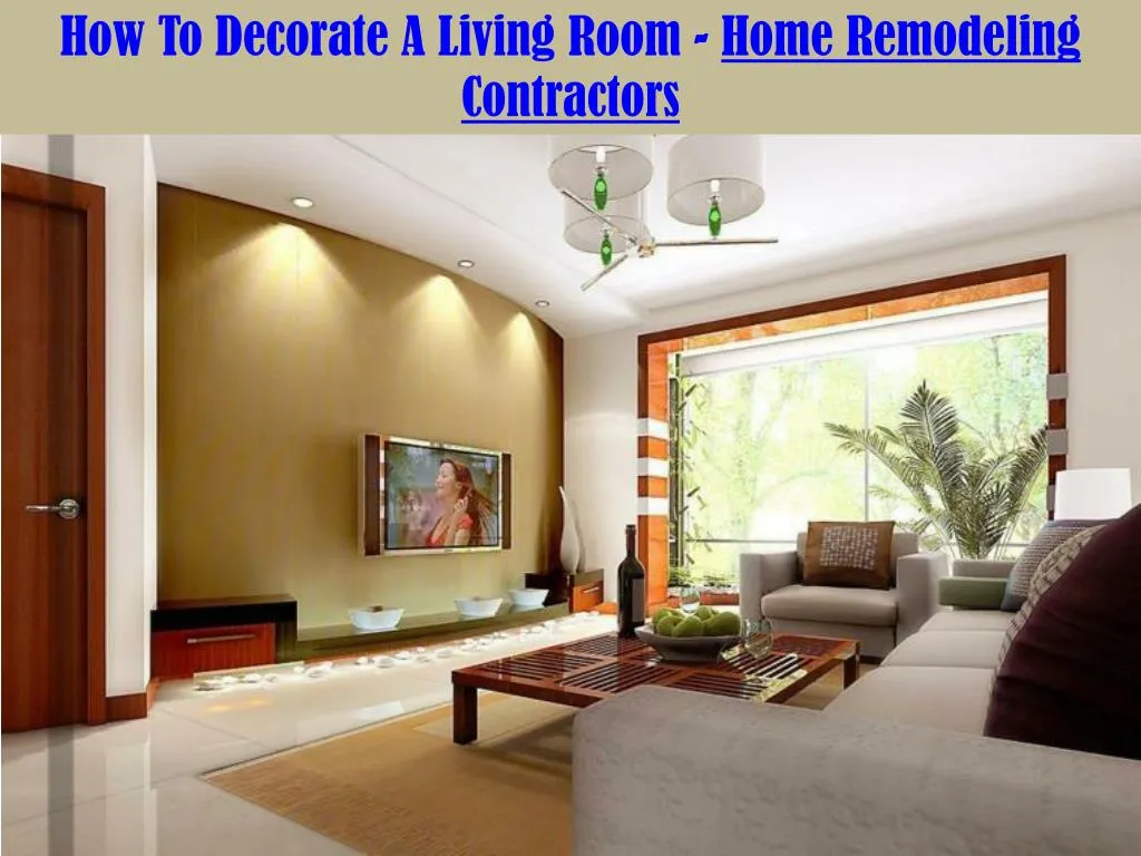 how to decorate a living room home remodeling