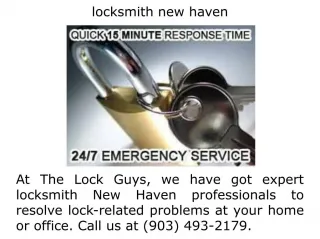 locksmith new haven - slide 1
