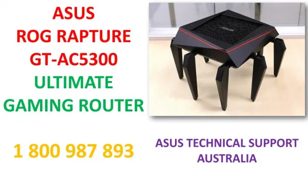 Asus Rog Rapture GT-AC5300: Ultimate Gaming Router