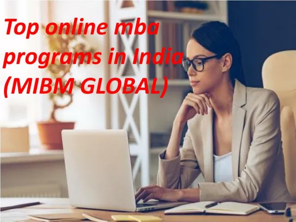 Best options Top online mba programs in India