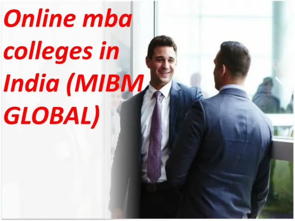 Both MBA and PGDBA Online mba colleges in India